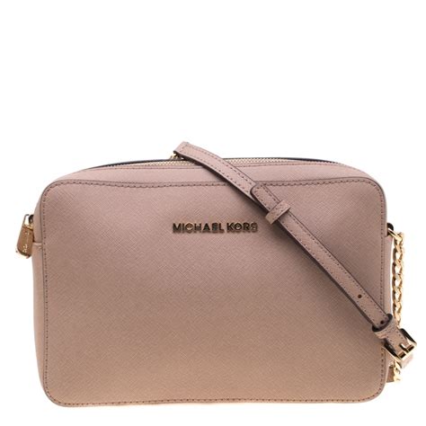 michael kors beige riemen|michael kors jet set.